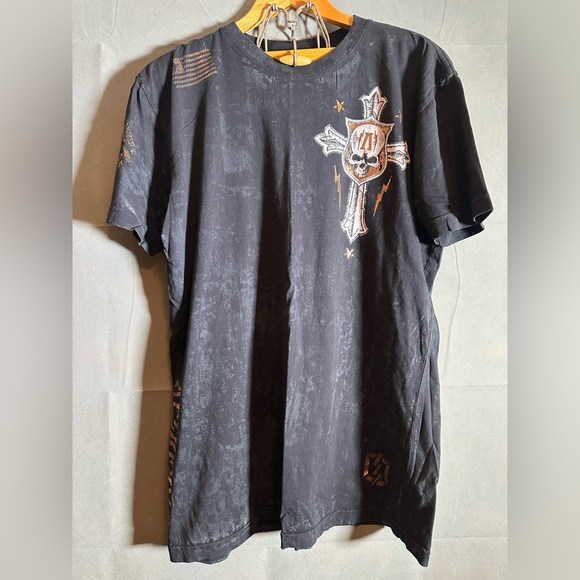 Affliction Other - Affliction shirt men’s size large y2kdemon shiny couture